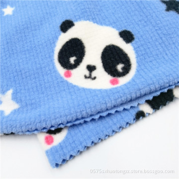 Polyester Spandex Cartoon Polar Fleece Babytyger